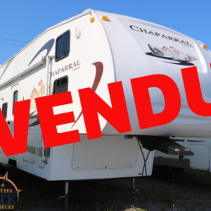 Chaparral 340 QBS 2008-LM Cossette inc. vr roulotte fifth wheel caravane rv travel trailer - cherokee grey wolf pup kodiak aspen trail arctic wolf alpha wolf cub apex nano roulotte a vendre trois-rivières