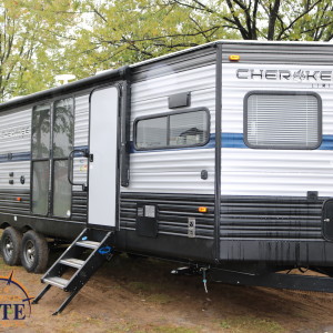 Cherokee 274 VFK 2019 - LM Cossette inc. vr roulotte fifth wheel caravane rv travel trailer - grey wolf pup arctic wolf kodiak apex nano
