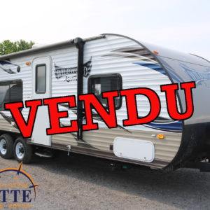 Wildwood X-lite 261 BH 2015LM Cossette inc. vr roulotte fifth wheel caravane rv travel trailer - cherokee grey wolf pup kodiak aspen trail arctic wolf alpha wolf cub apex nano roulotte a vendre trois-rivières