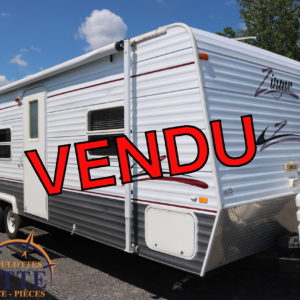 Zinger 27 BH 2005LM Cossette inc. vr roulotte fifth wheel caravane rv travel trailer - cherokee grey wolf pup kodiak aspen trail arctic wolf alpha wolf cub apex nano roulotte a vendre trois-rivières-fond ancien