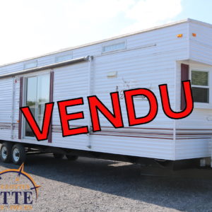 Bayridge 38 FK 2008-LM Cossette inc. vr roulotte fifth wheel caravane rv travel trailer - cherokee grey wolf pup kodiak aspen trail arctic wolf alpha wolf cub apex nano roulotte a vendre trois-rivières