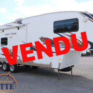 Copper Canyon 252 FWRLS 2011-LM Cossette inc. vr roulotte fifth wheel caravane rv travel trailer - cherokee grey wolf pup kodiak aspen trail arctic wolf alpha wolf cub apex nano roulotte a vendre trois-rivières