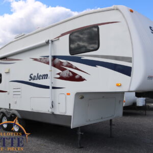 Salem 246 RLBS 2008-LM Cossette inc. vr roulotte fifth wheel caravane rv travel trailer - cherokee grey wolf pup kodiak aspen trail arctic wolf alpha wolf cub apex nano roulotte a vendre trois-rivières