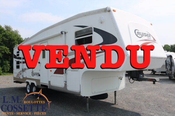 Cruiser 28 BH 2005-LM Cossette inc. vr-roulotte-fifth wheel-cargo-arctic wolf -Remote-Clipper-cherokee-grey wolf-wolf pup-kodiak cub-aspen trail-dutchmen-forest river-freedom express select-coachmen-apex nano -Trois-Rivières