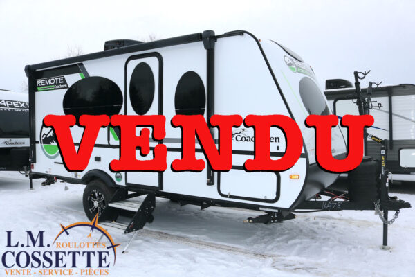 Remote 18 R 2024-LM Cossette inc. vr-roulotte-fifth wheel-cargo-arctic wolf -Remote-Clipper-cherokee-grey wolf-wolf pup-kodiak cub-aspen trail-dutchmen-forest river-freedom express select-coachmen-apex nano -Trois-Rivières