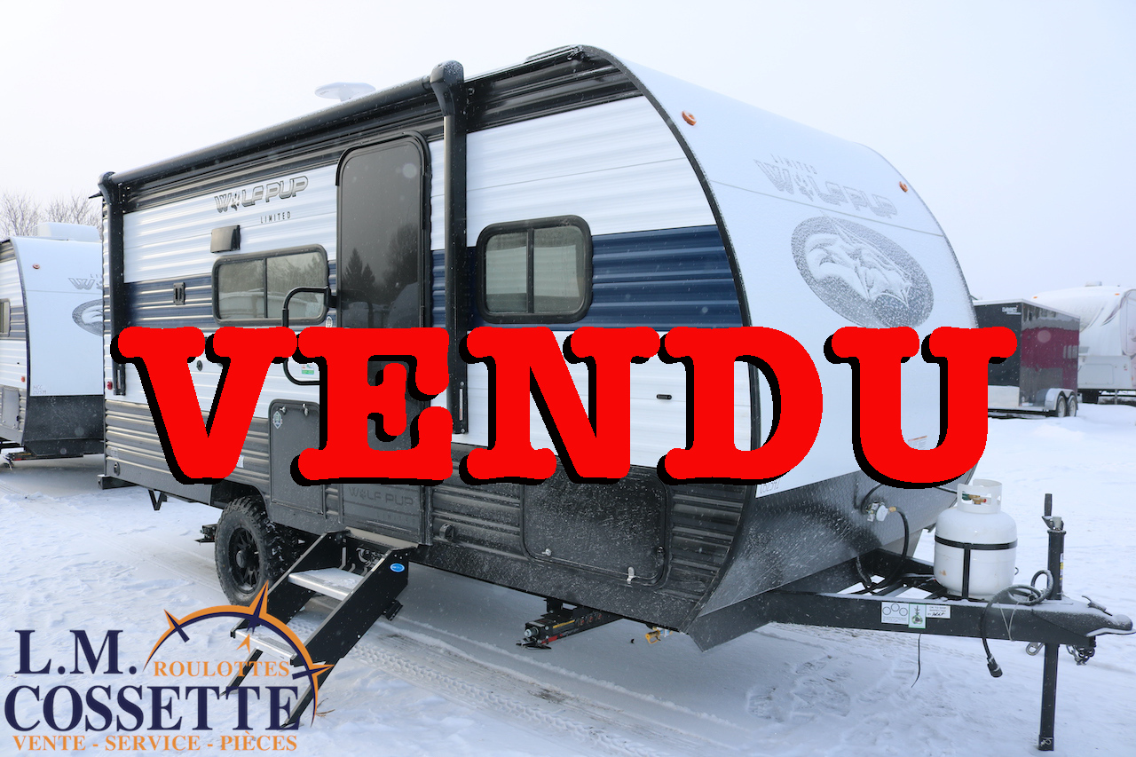 Wolf Pup 16 BHS 2024-LM Cossette inc. vr-roulotte-fifth wheel-cargo-arctic wolf -Remote-Clipper-cherokee-grey wolf-wolf pup-kodiak cub-aspen trail-dutchmen-forest river-freedom express select-coachmen-apex nano -Trois-Rivières