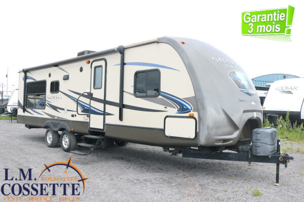 Sunset Trail 30 RE 2013-LM Cossette inc. vr-roulotte-fifth wheel-cargo-arctic wolf -Remote-Clipper-cherokee-grey wolf-wolf pup-kodiak cub-aspen trail-dutchmen-forest river-freedom express select-coachmen-apex nano -Trois-Rivières