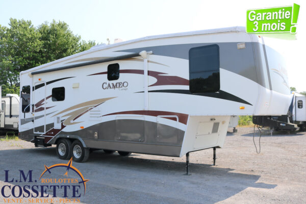 Cameo 32 SB2 2008-LM Cossette inc. vr-roulotte-fifth wheel-cargo-arctic wolf -Remote-Clipper-cherokee-grey wolf-wolf pup-kodiak cub-aspen trail-dutchmen-forest river-freedom express select-coachmen-apex nano -Trois-Rivières