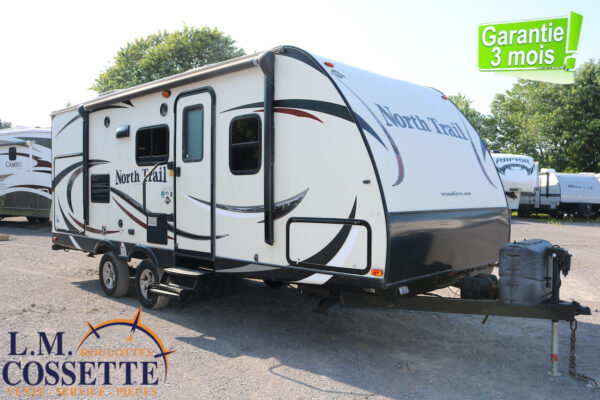 North Trail 22 RBK 2014-LM Cossette inc. vr-roulotte-fifth wheel-cargo-arctic wolf -Remote-Clipper-cherokee-grey wolf-wolf pup-kodiak cub-aspen trail-dutchmen-forest river-freedom express select-coachmen-apex nano -Trois-Rivières