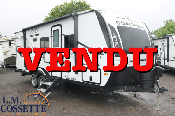 Apex 215 RBK 2025-LM Cossette inc. vr-roulotte-fifth wheel-cargo-arctic wolf -Remote-Clipper-cherokee-grey wolf-wolf pup-kodiak cub-aspen trail-dutchmen-forest river-freedom express select-coachmen-apex nano -Trois-Rivières