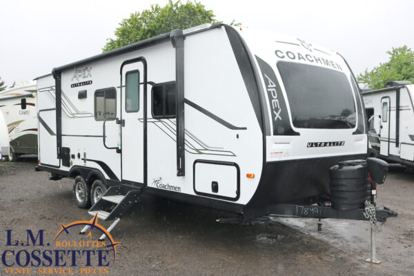 Apex 215 RBK 2025-LM Cossette inc. vr-roulotte-fifth wheel-cargo-arctic wolf -Remote-Clipper-cherokee-grey wolf-wolf pup-kodiak cub-aspen trail-dutchmen-forest river-freedom express select-coachmen-apex nano -Trois-Rivières