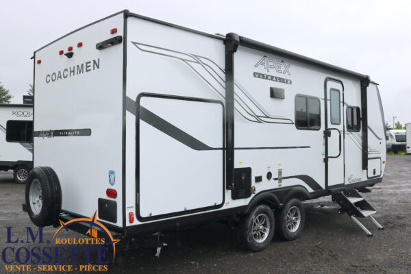 Apex 215 RBK 2025-LM Cossette inc. vr-roulotte-fifth wheel-cargo-arctic wolf -Remote-Clipper-cherokee-grey wolf-wolf pup-kodiak cub-aspen trail-dutchmen-forest river-freedom express select-coachmen-apex nano -Trois-Rivières