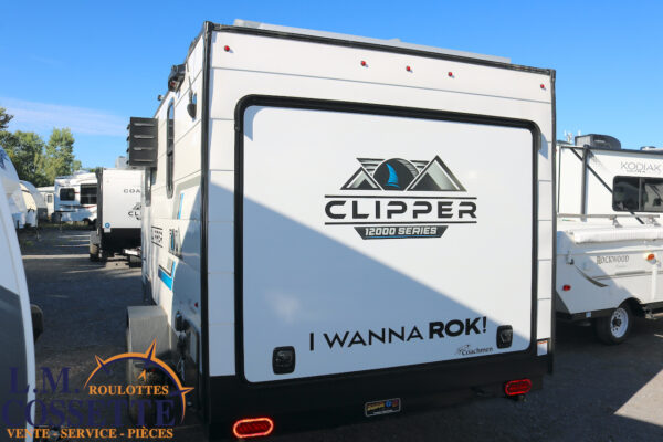 Clipper 12000 ROK 2025-LM Cossette inc. vr-roulotte-fifth wheel-cargo-arctic wolf -Remote-Clipper-cherokee-grey wolf-wolf pup-kodiak cub-aspen trail-dutchmen-forest river-freedom express select-coachmen-apex nano -Trois-Rivières