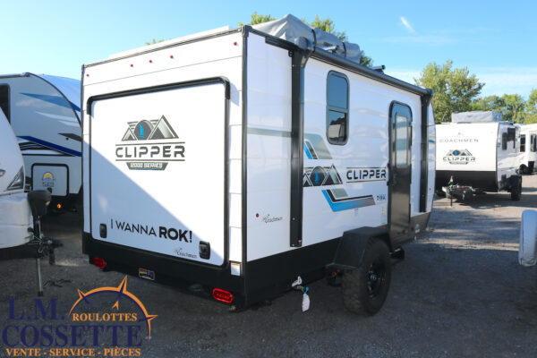 Clipper 12000 ROK 2025-LM Cossette inc. vr-roulotte-fifth wheel-cargo-arctic wolf -Remote-Clipper-cherokee-grey wolf-wolf pup-kodiak cub-aspen trail-dutchmen-forest river-freedom express select-coachmen-apex nano -Trois-Rivières