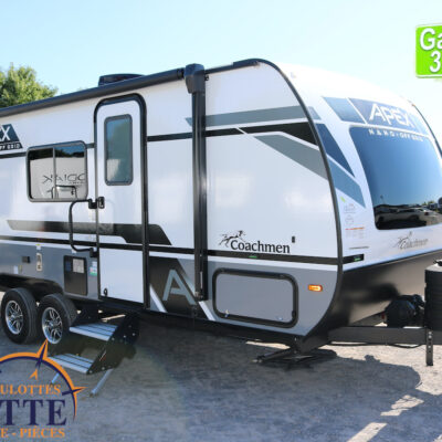 Apex Nano 203 RBK 2024-LM Cossette inc. vr-roulotte-fifth wheel-cargo-arctic wolf -Remote-Clipper-cherokee-grey wolf-wolf pup-kodiak cub-aspen trail-dutchmen-forest river-freedom express select-coachmen-apex nano -Trois-Rivières