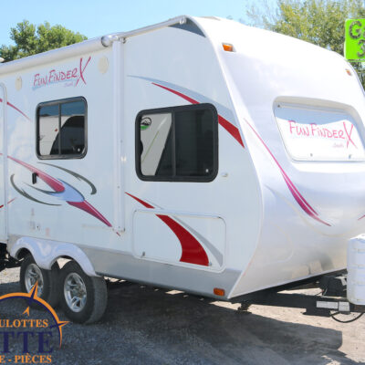 Fun Finder 189 FBR 2012-LM Cossette inc. vr-roulotte-fifth wheel-cargo-arctic wolf -Remote-Clipper-cherokee-grey wolf-wolf pup-kodiak cub-aspen trail-dutchmen-forest river-freedom express select-coachmen-apex nano -Trois-Rivières