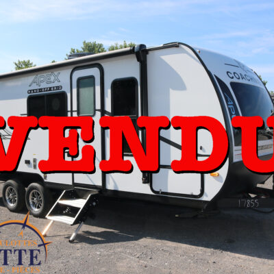 Apex Nano 208 BHS 2025-LM Cossette inc. vr-roulotte-fifth wheel-cargo-arctic wolf -Remote-Clipper-cherokee-grey wolf-wolf pup-kodiak cub-aspen trail-dutchmen-forest river-freedom express select-coachmen-apex nano -Trois-Rivières