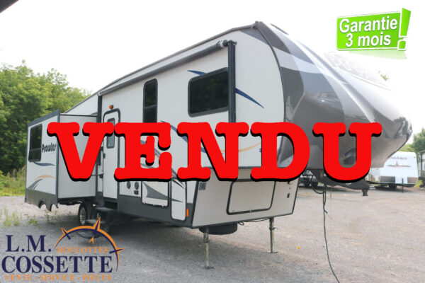 Prowler P289 2014-LM Cossette inc. vr-roulotte-fifth wheel-cargo-arctic wolf -Remote-Clipper-cherokee-grey wolf-wolf pup-kodiak cub-aspen trail-dutchmen-forest river-freedom express select-coachmen-apex nano -Trois-Rivières