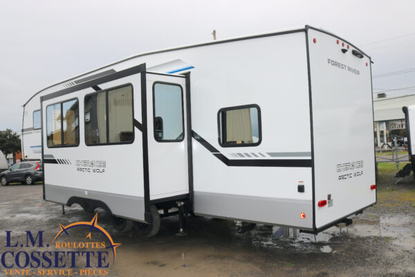 Arctic Wolf 287 BH 2025-LM Cossette inc. vr-roulotte-fifth wheel-cargo-arctic wolf -Remote-Clipper-cherokee-grey wolf-wolf pup-kodiak cub-aspen trail-dutchmen-forest river-freedom express select-coachmen-apex nano -Trois-Rivières