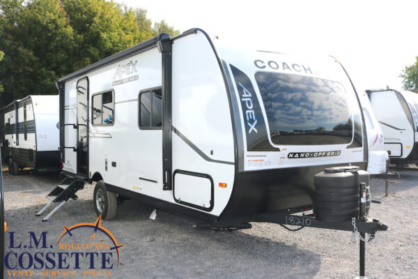 Apex Nano 190 RBS 2025-LM Cossette inc. vr-roulotte-fifth wheel-cargo-arctic wolf -Remote-Clipper-cherokee-grey wolf-wolf pup-kodiak cub-aspen trail-dutchmen-forest river-freedom express select-coachmen-apex nano -Trois-Rivières