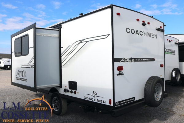 Apex Nano 190 RBS 2025-LM Cossette inc. vr-roulotte-fifth wheel-cargo-arctic wolf -Remote-Clipper-cherokee-grey wolf-wolf pup-kodiak cub-aspen trail-dutchmen-forest river-freedom express select-coachmen-apex nano -Trois-Rivières