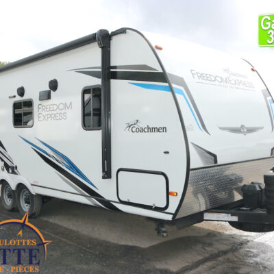 Freedom Express 20 SE 2023-LM Cossette inc. vr-roulotte-fifth wheel-cargo-arctic wolf -Remote-Clipper-cherokee-grey wolf-wolf pup-kodiak cub-aspen trail-dutchmen-forest river-freedom express select-coachmen-apex nano -Trois-Rivières