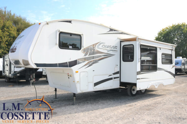 Cougar 276 RLS 2008 -LM Cossette inc. vr-roulotte-fifth wheel-cargo-arctic wolf -Remote-Clipper-cherokee-grey wolf-wolf pup-kodiak cub-aspen trail-dutchmen-forest river-freedom express select-coachmen-apex nano -Trois-Rivières