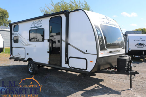 Apex Nano 186 BH 2025-LM Cossette inc. vr-roulotte-fifth wheel-cargo-arctic wolf -Remote-Clipper-cherokee-grey wolf-wolf pup-kodiak cub-aspen trail-dutchmen-forest river-freedom express select-coachmen-apex nano -Trois-Rivières