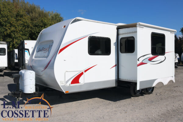 Fun Finder 214 WSD 2012-LM Cossette inc. vr-roulotte-fifth wheel-cargo-arctic wolf -Remote-Clipper-cherokee-grey wolf-wolf pup-kodiak cub-aspen trail-dutchmen-forest river-freedom express select-coachmen-apex nano -Trois-Rivières