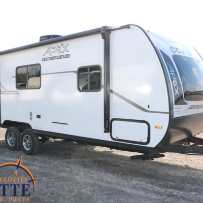 Apex Nano 221 RLS 2025-LM Cossette inc. vr-roulotte-fifth wheel-cargo-arctic wolf -Remote-Clipper-cherokee-grey wolf-wolf pup-kodiak cub-aspen trail-dutchmen-forest river-freedom express select-coachmen-apex nano -Trois-Rivières