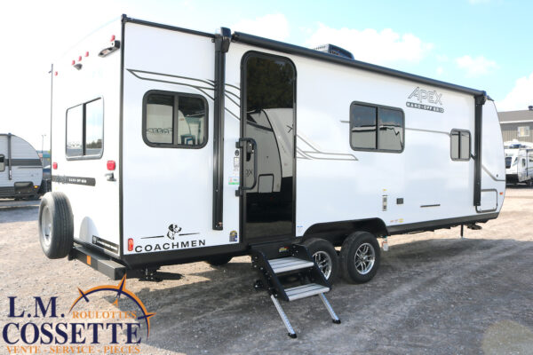 Apex Nano 221 RLS 2025-LM Cossette inc. vr-roulotte-fifth wheel-cargo-arctic wolf -Remote-Clipper-cherokee-grey wolf-wolf pup-kodiak cub-aspen trail-dutchmen-forest river-freedom express select-coachmen-apex nano -Trois-Rivières