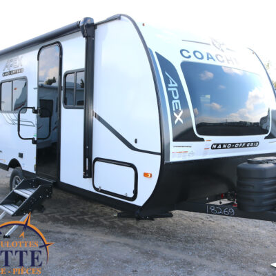 Apex Nano 187 RB 2025-LM Cossette inc. vr-roulotte-fifth wheel-cargo-arctic wolf -Remote-Clipper-cherokee-grey wolf-wolf pup-kodiak cub-aspen trail-dutchmen-forest river-freedom express select-coachmen-apex nano -Trois-Rivières