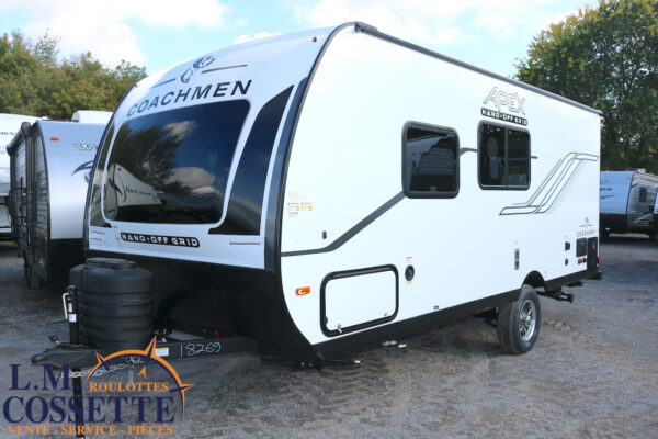 Apex Nano 187 RB 2025-LM Cossette inc. vr-roulotte-fifth wheel-cargo-arctic wolf -Remote-Clipper-cherokee-grey wolf-wolf pup-kodiak cub-aspen trail-dutchmen-forest river-freedom express select-coachmen-apex nano -Trois-Rivières