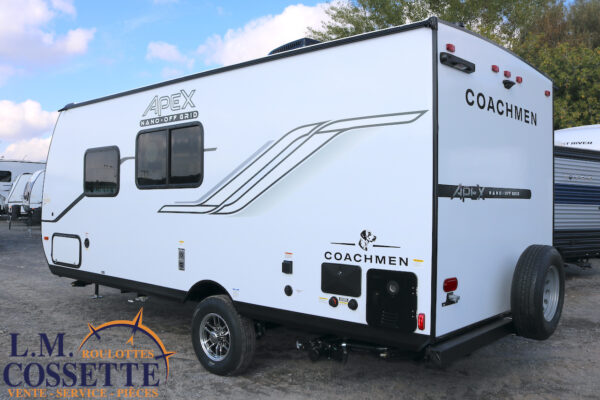 Apex Nano 187 RB 2025-LM Cossette inc. vr-roulotte-fifth wheel-cargo-arctic wolf -Remote-Clipper-cherokee-grey wolf-wolf pup-kodiak cub-aspen trail-dutchmen-forest river-freedom express select-coachmen-apex nano -Trois-Rivières