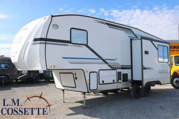 Arctic Wolf 27 SGS 2025-LM Cossette inc. vr-roulotte-fifth wheel-cargo-arctic wolf -Remote-Clipper-cherokee-grey wolf-wolf pup-kodiak cub-aspen trail-dutchmen-forest river-freedom express select-coachmen-apex nano -Trois-Rivières