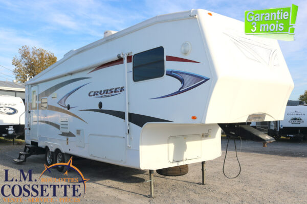 Cruiser 27 RLX 2010-LM Cossette inc. vr-roulotte-fifth wheel-cargo-arctic wolf -Remote-Clipper-cherokee-grey wolf-wolf pup-kodiak cub-aspen trail-dutchmen-forest river-freedom express select-coachmen-apex nano -Trois-Rivières