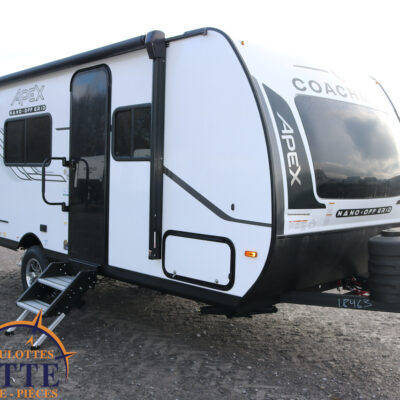 Apex Nano 187 RB 2025-LM Cossette inc. vr-roulotte-fifth wheel-cargo-arctic wolf -Remote-Clipper-cherokee-grey wolf-wolf pup-kodiak cub-aspen trail-dutchmen-forest river-freedom express select-coachmen-apex nano -Trois-Rivières