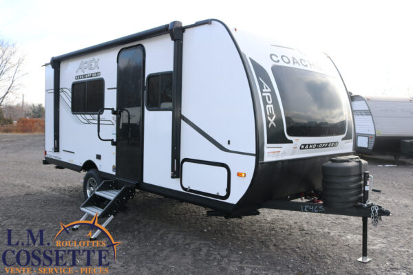 Apex Nano 187 RB 2025-LM Cossette inc. vr-roulotte-fifth wheel-cargo-arctic wolf -Remote-Clipper-cherokee-grey wolf-wolf pup-kodiak cub-aspen trail-dutchmen-forest river-freedom express select-coachmen-apex nano -Trois-Rivières