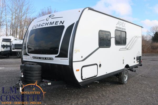 Apex Nano 187 RB 2025-LM Cossette inc. vr-roulotte-fifth wheel-cargo-arctic wolf -Remote-Clipper-cherokee-grey wolf-wolf pup-kodiak cub-aspen trail-dutchmen-forest river-freedom express select-coachmen-apex nano -Trois-Rivières