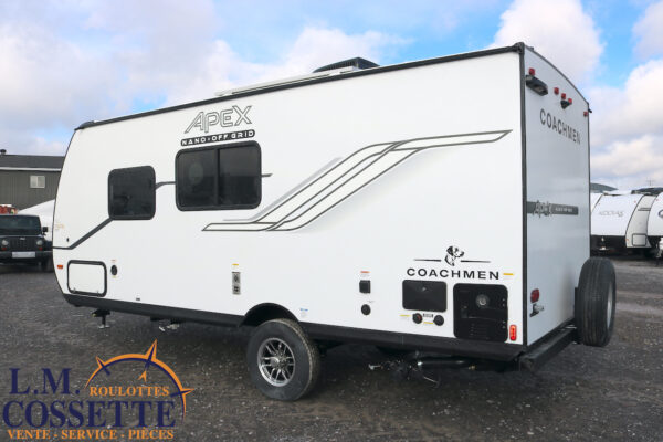 Apex Nano 187 RB 2025-LM Cossette inc. vr-roulotte-fifth wheel-cargo-arctic wolf -Remote-Clipper-cherokee-grey wolf-wolf pup-kodiak cub-aspen trail-dutchmen-forest river-freedom express select-coachmen-apex nano -Trois-Rivières