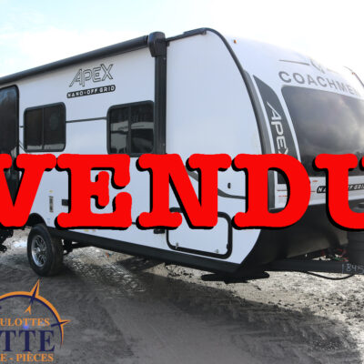 Apex Nano 190 RBS 2025-LM Cossette inc. vr-roulotte-fifth wheel-cargo-arctic wolf -Remote-Clipper-cherokee-grey wolf-wolf pup-kodiak cub-aspen trail-dutchmen-forest river-freedom express select-coachmen-apex nano -Trois-Rivières