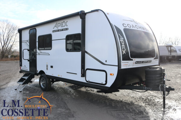 Apex Nano 190 RBS 2025-LM Cossette inc. vr-roulotte-fifth wheel-cargo-arctic wolf -Remote-Clipper-cherokee-grey wolf-wolf pup-kodiak cub-aspen trail-dutchmen-forest river-freedom express select-coachmen-apex nano -Trois-Rivières