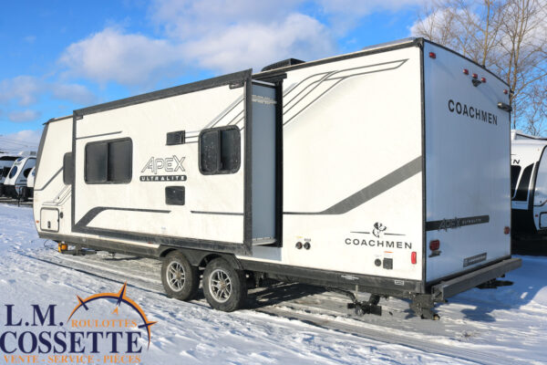 Apex 251 RBK 2025-LM Cossette inc. vr-roulotte-fifth wheel-cargo-arctic wolf -Remote-Clipper-cherokee-grey wolf-wolf pup-kodiak cub-aspen trail-dutchmen-forest river-freedom express select-coachmen-apex nano -Trois-Rivières