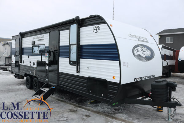 Grey Wolf 23 DBH 2025-LM Cossette inc. vr-roulotte-fifth wheel-cargo-arctic wolf -Remote-Clipper-cherokee-grey wolf-wolf pup-kodiak cub-aspen trail-dutchmen-forest river-freedom express select-coachmen-apex nano -Trois-Rivières