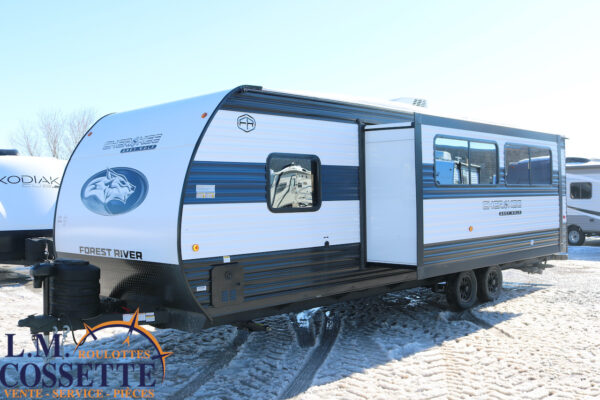 Grey Wolf 26 DBH 2025-LM Cossette inc. vr-roulotte-fifth wheel-cargo-arctic wolf -Remote-Clipper-cherokee-grey wolf-wolf pup-kodiak cub-aspen trail-dutchmen-forest river-freedom express select-coachmen-apex nano -Trois-Rivières