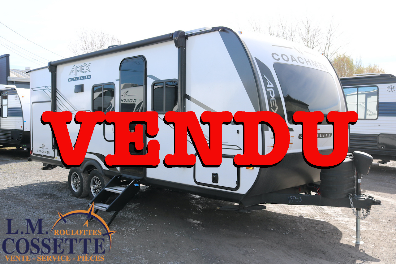 APEX 215 RBK 2025-LM Cossette inc. vr-roulotte-fifth wheel-cargo-arctic wolf -Remote-Clipper-cherokee-grey wolf-wolf pup-kodiak cub-aspen trail-dutchmen-forest river-freedom express select-coachmen-apex nano -Trois-Rivières