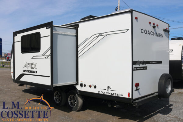 Apex 215 RBK 2025-LM Cossette inc. vr-roulotte-fifth wheel-cargo-arctic wolf -Remote-Clipper-cherokee-grey wolf-wolf pup-kodiak cub-aspen trail-dutchmen-forest river-freedom express select-coachmen-apex nano -Trois-Rivières