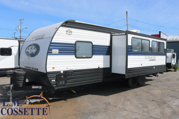Grey Wolf 26 LK 2025-LM Cossette inc. vr-roulotte-fifth wheel-cargo-arctic wolf -Remote-Clipper-cherokee-grey wolf-wolf pup-kodiak cub-aspen trail-dutchmen-forest river-freedom express select-coachmen-apex nano -Trois-Rivières
