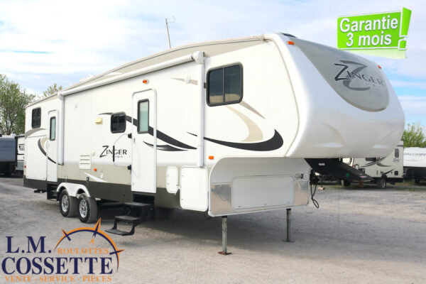 Zinger 31 BH 2014-LM Cossette inc. vr-roulotte-fifth wheel-cargo-arctic wolf -Remote-Clipper-cherokee-grey wolf-wolf pup-kodiak cub-aspen trail-dutchmen-forest river-freedom express select-coachmen-apex nano -Trois-Rivières