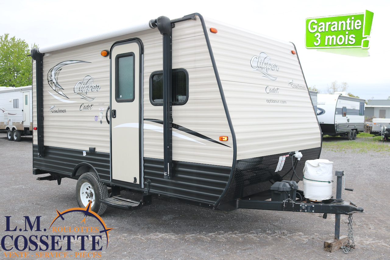 Clipper 16 BH 2017-LM Cossette inc. vr-roulotte-fifth wheel-cargo-arctic wolf -Remote-Clipper-cherokee-grey wolf-wolf pup-kodiak cub-aspen trail-dutchmen-forest river-freedom express select-coachmen-apex nano -Trois-Rivières